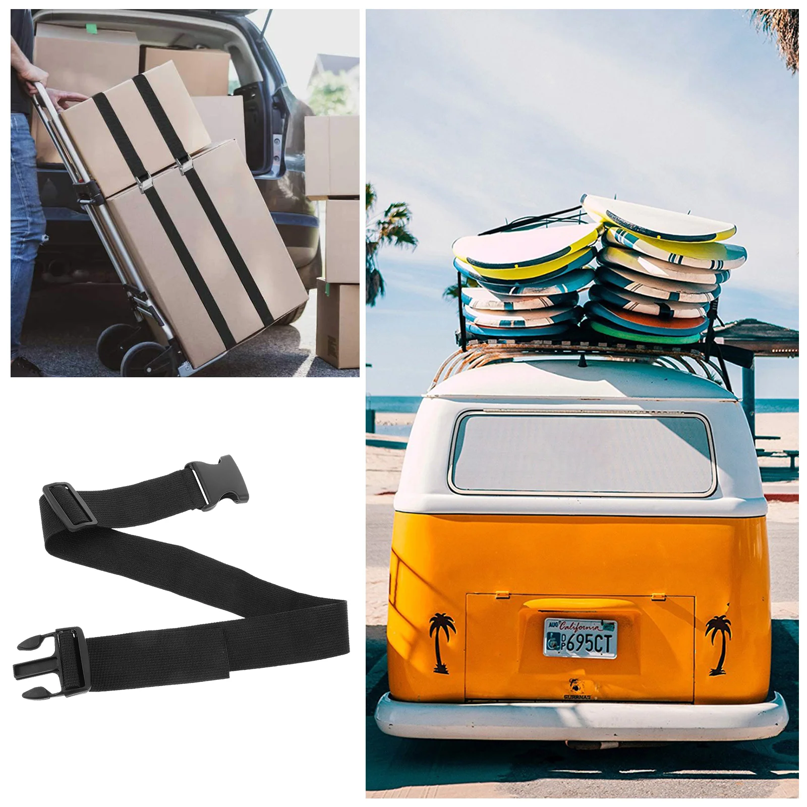 Heuptas Cinch Koord Bandjes Met Gespen Verlenging Zware Riem Rugzak Nylon