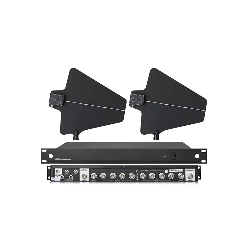 

UHF 470-1000Mhz Signal Amplification System Antenna Distribution for Wireless Microphone Reception Extension Enhancement