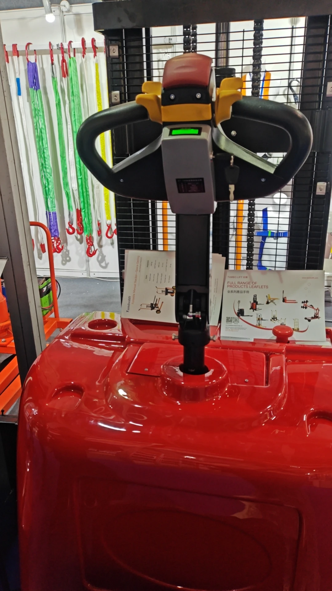All Electric 1 Ton 2 Ton Pallet Stacker Walking Forklift Charger Battery Core Component New Condition for Small Space Warehouses view 6