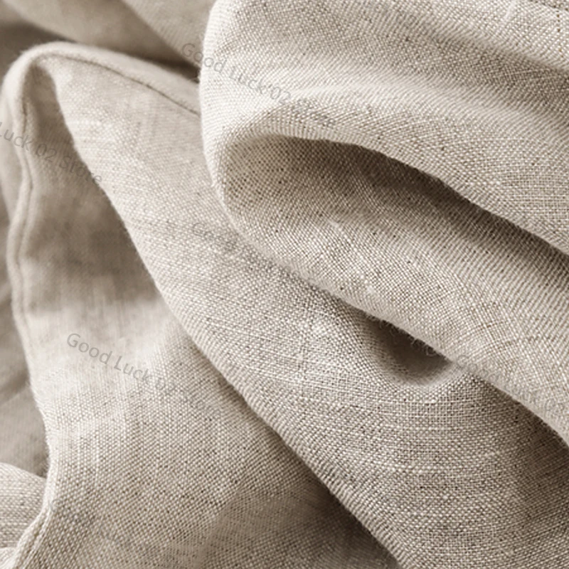 السراويل القطنية والكتان تسع دقائق المرأة الصيف الجديدة الأدبية اليابانية حافة الأذن الخشبية أزياء أنيقة عالية الخصر السراويل واسعة الساق