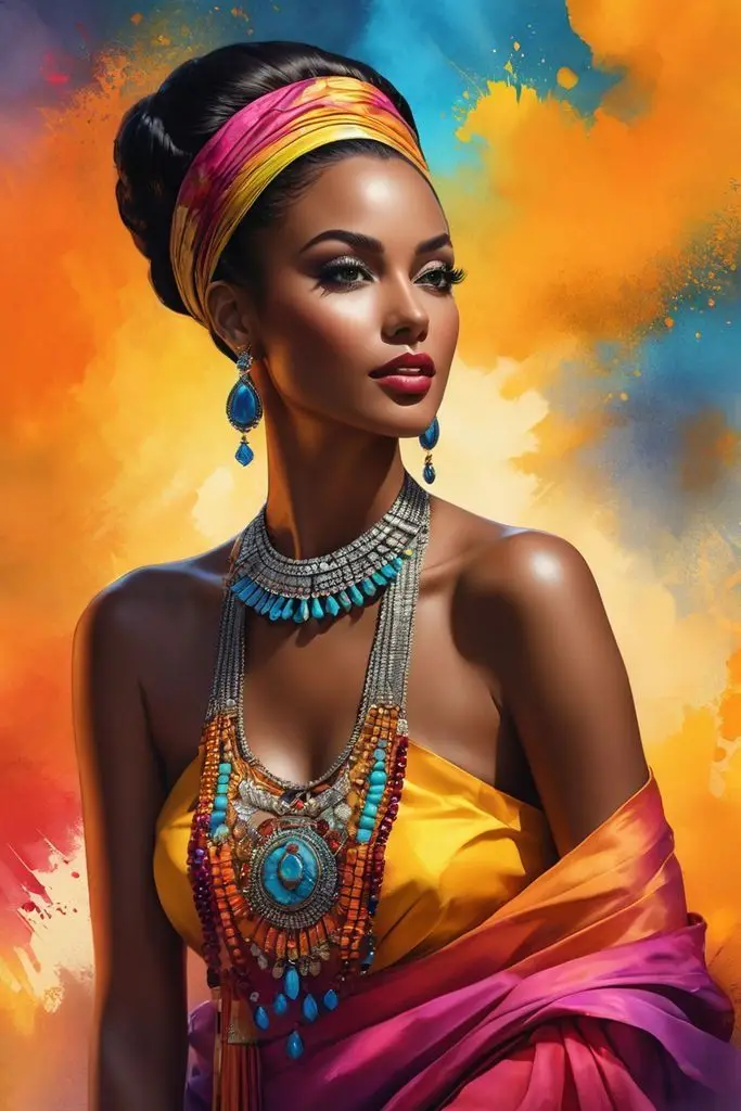 

Div 5D африканская девушка женщина акварель красочная полная алмазная живопись наборы для вышивки крестом художественный портрет 3D краска алмазами