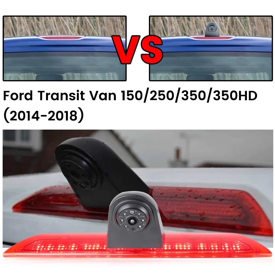 AHD 1080P Car Brake Light Rear View Camera For Ford Transit Van 2015-2020 Ford Transit Jumbo MK8 IR Night Version Reverse Camera