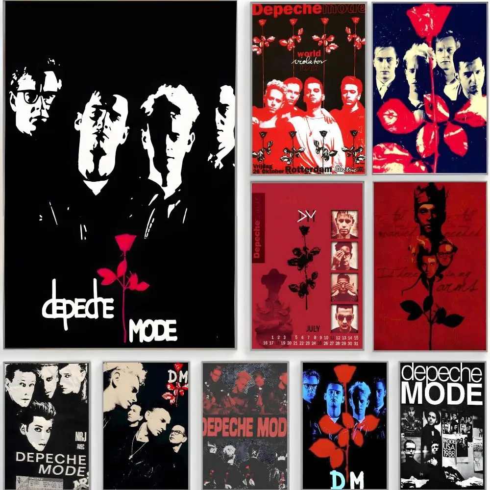 synthpop d-depeche mode Poster Classic Wall Art  Home Decor  Peel and Stick Unframed