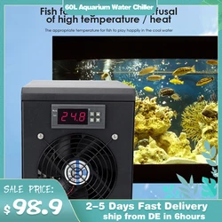 180W Aquarium Wasserkühler 60L Fisch Tank Kühler Heizung System 10-40 ℃ Konstante Temperatur Gerät Nachhaltige Kälte