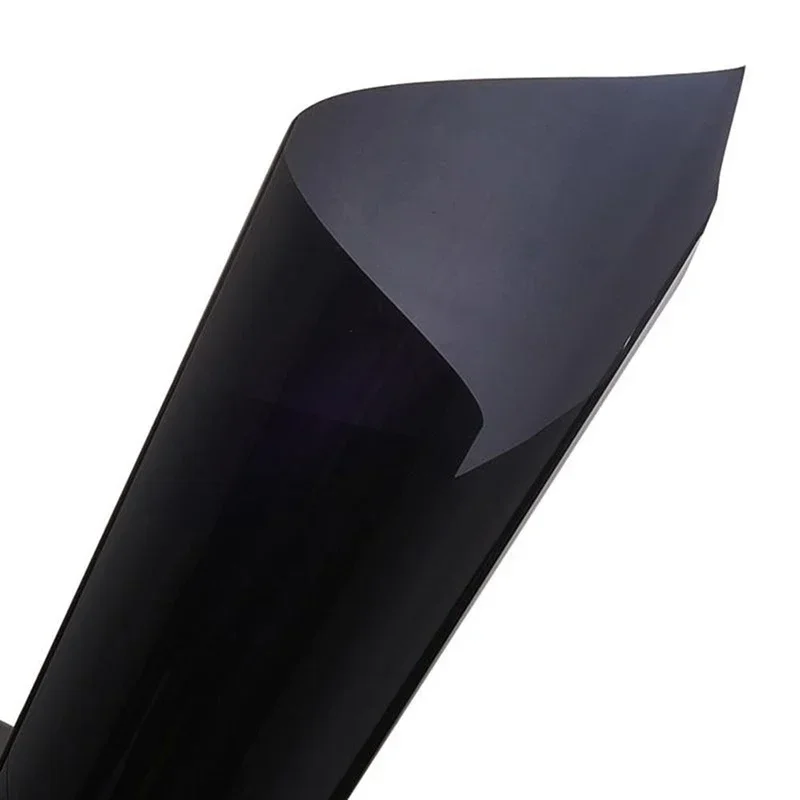 VLT 20 Tint Film Privacy Roll Sticker Uncut 50*100cm Anti UV Window Black Dark Glass Heat Protector Home Solar
