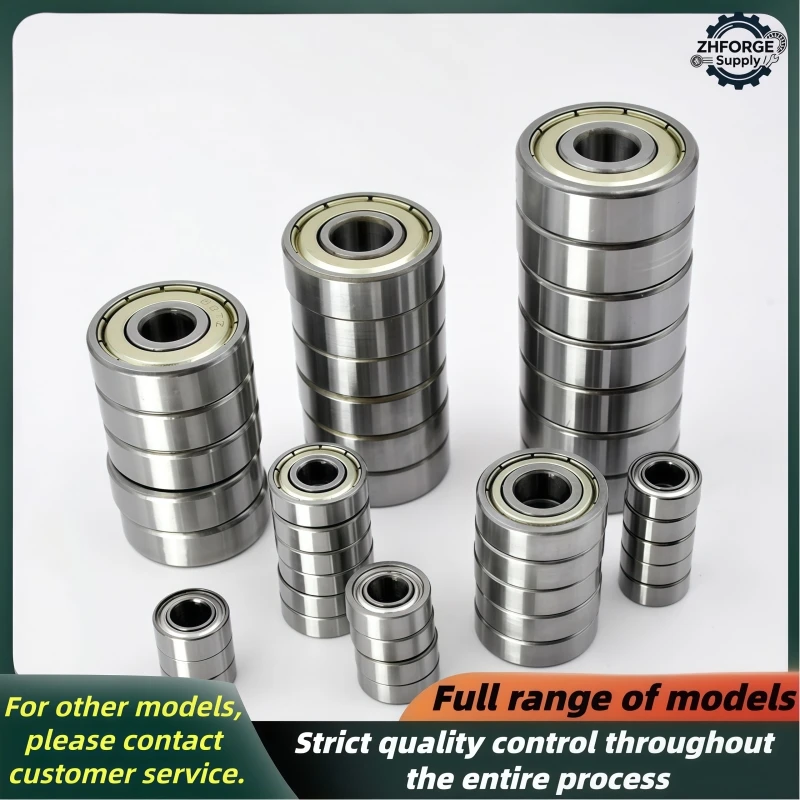 Marine Grade Stainless Steel Fishing Reel Bearings 1mm-9mm ID Low Friction Anti-Rust Micro Bearings for Saltwater Spinning Baitc