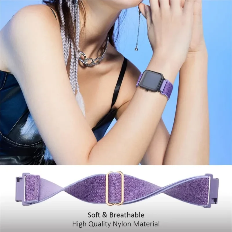 Fascia elastica in Nylon per Amazfit gts-gtr muslimbohemian Shiny Pride bracciale bip-U-pro-S-lite 20mm 22mm Strap
