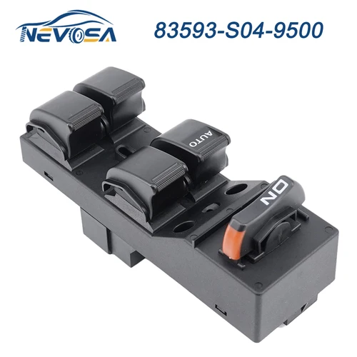 Imagen 1 del producto NEVOSA -Interruptor de Control de ventana de coche, accesorio para Honda Civic CX EX HX LX Si de 4 puertas, 83593-S04-9500, 83593S049500, 1996-2000