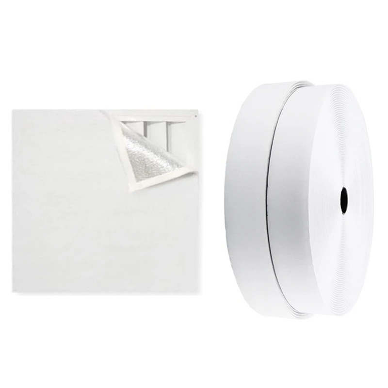 Whole House Fan Cover Attic Ceiling Fan Shutter Cover with Self Adhesive Strip