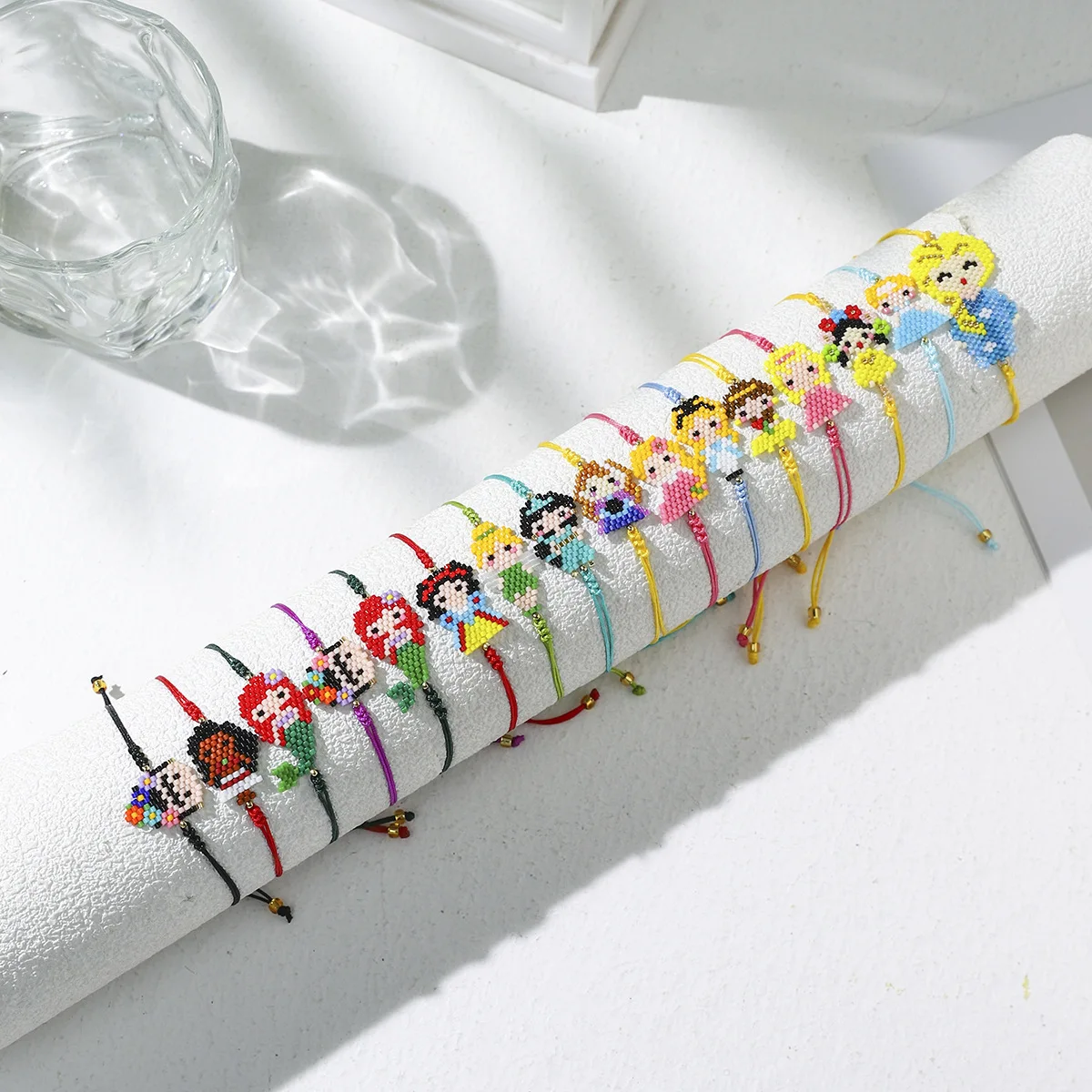 

Невыцветающий браслет из бисера Миюки ручной работы, тканый браслет с милыми героями мультфильмов, модные ювелирные изделия ex Sweet Sle