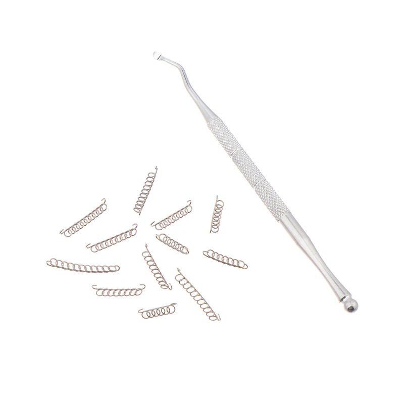 Fixateur de fil de correction d'ongle incarné, outil de soin des pieds, pédicure, paronyRecover, orteil, 64