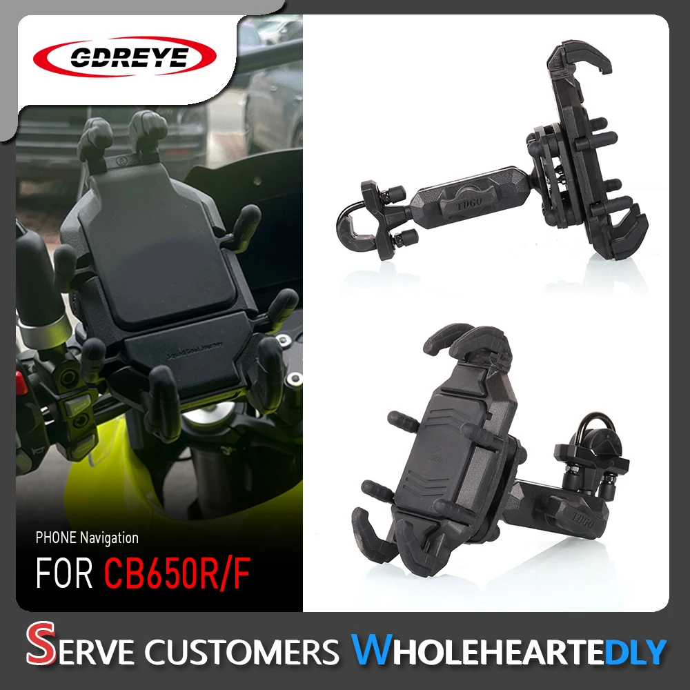 

For HONDA CB650F CB650R CB 650R CB 650F Rotatable Motorcycle Cell Phone Holder GPS Navigator Stand Bracket Rearview Mirror Mount