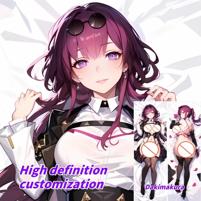 

Dakimakura Anime Pillow Case Honkai: Star Rail Kafka Double-sided Print Of Life-size Body Pillowcase Gifts Can be Customized