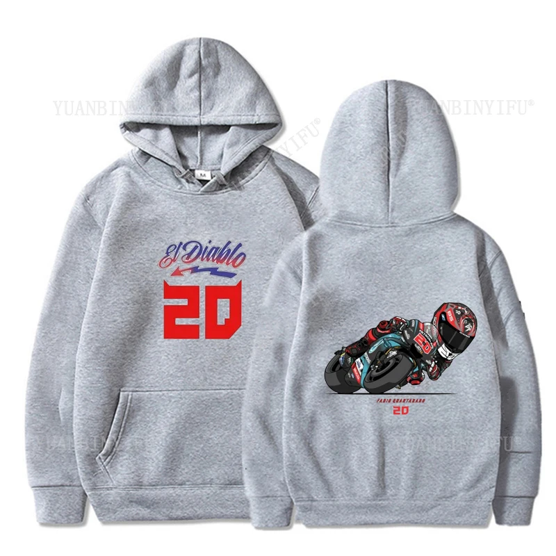 

Fashion Classic Kawaii Clothing Aesthetic Fabio Quartararo Printed Unisex Hoodie Pullover Streetwear Harajuku