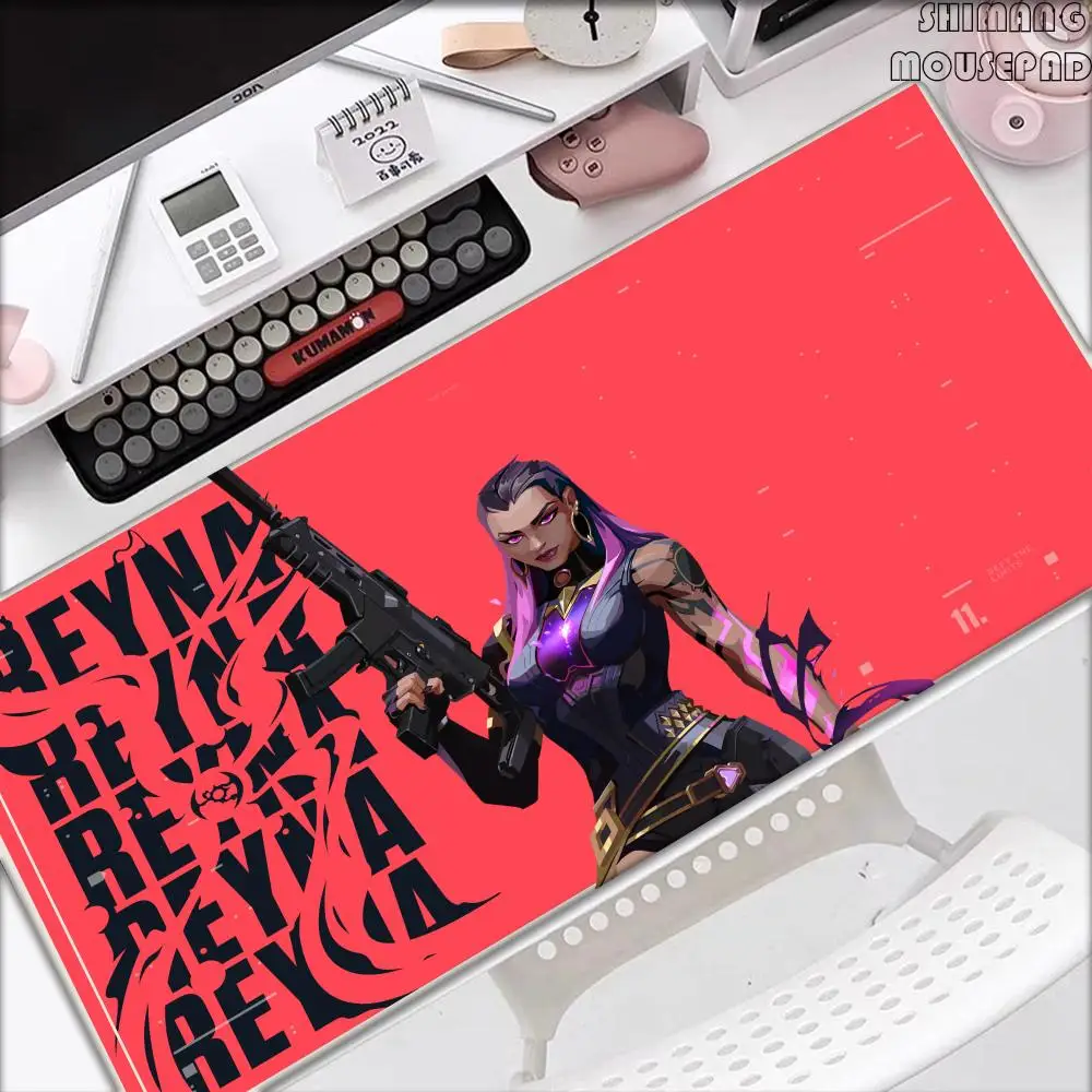 

Reyna Valorant Mouse Pad Gaming XL Large HD New Home Mousepad XXL keyboard pad Soft Natural Rubber Office Carpet Laptop Mice Pad