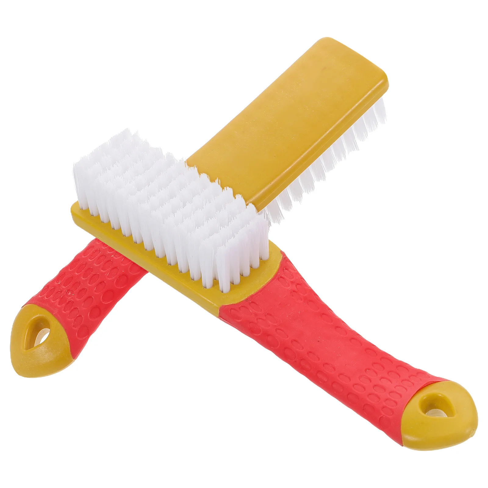 

2Pcs Shoes Brush Nano Soft Bristle Multifunctional Scrub Brush for Garment Hat Fabric Boot Care Cleaning Kit Use