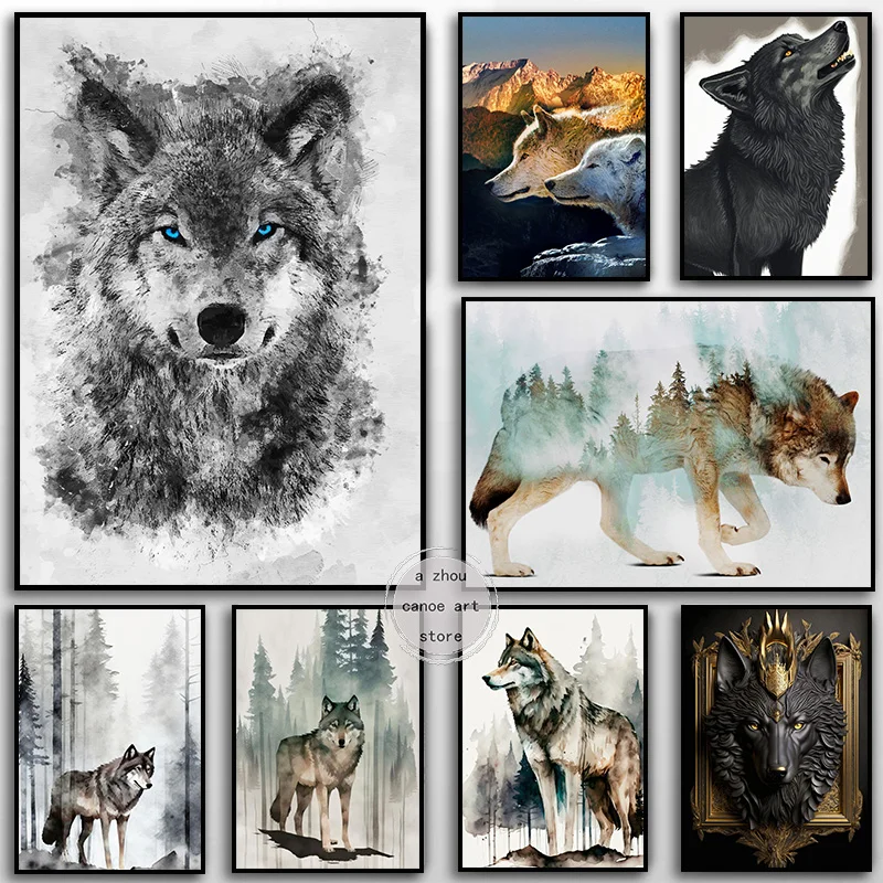 Wolf Ogen: De Symboliek, Stijl en Decoratieve Kracht van de Wolf in Kunst