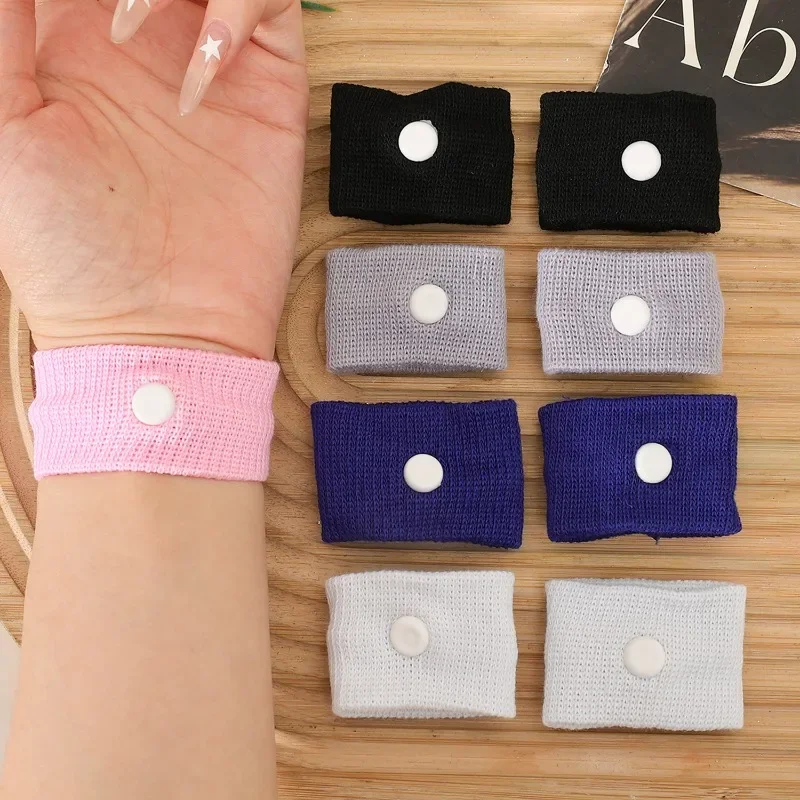 20 قطعة مكافحة دوار الحركة الأساور المعصم العصابات مكافحة الغثيان الأساور Carsickness Seasick المعصم دعم إكسسوارات رياضية