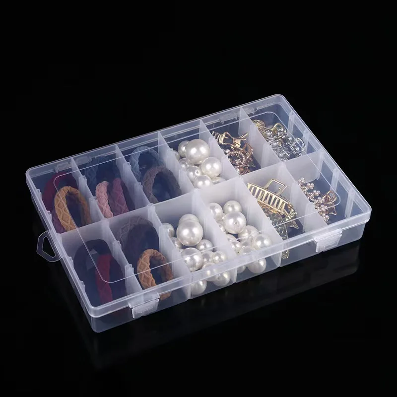 Picture 4: 2Pcs/Transparent Plastic Storage Box with Multiple Compartments, Tool Box, Small Parts and Screws Storage Transparent Box