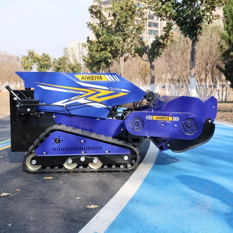 Customized 800-1000mm Flail Robot Lawn Mower – Cordless Remote Control at Competitive Prices for Farm