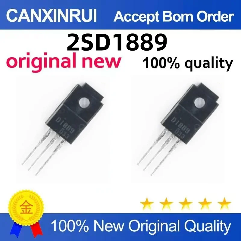(10-300piezas)Brand new original 2SD1889 1889 inline transistor TO-220F spot chip IC one start