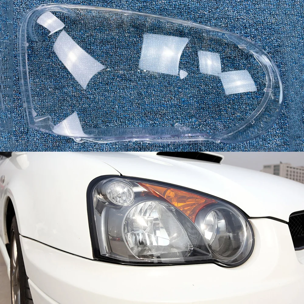 

For Subaru Impreza 2003-2005 Headlight Cover Lens Headlamp Lamp Shell Transparent Shade Plexiglass Replace Original Lampshade