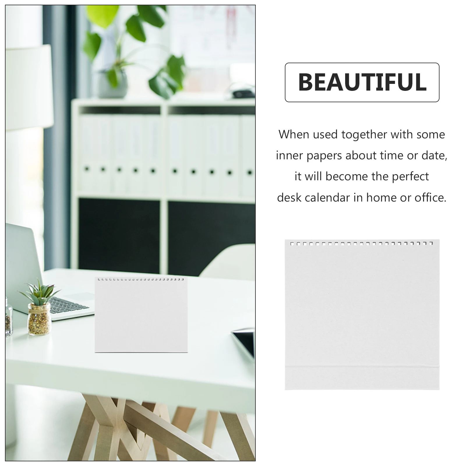 12pcs Diy Desktop Base Decorative Desk Calendar Rack For Home Office Multi-Purpose Calendar Making Supply Iridescent