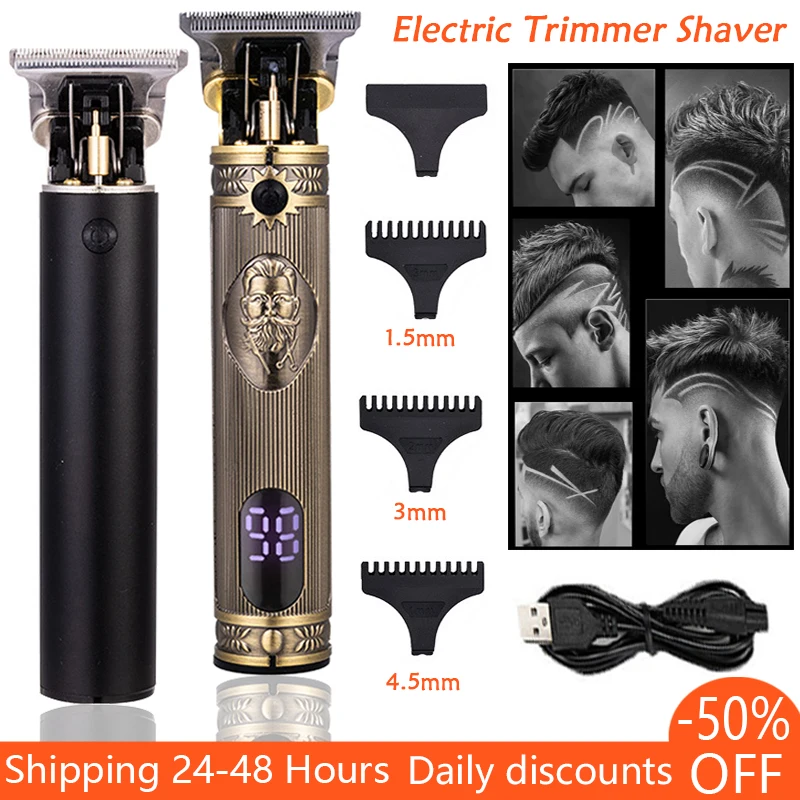 

T9 Cordless Shaver Electric Hairber Hair Trimer Home Appliances Travel Barber Razors Shaving Machine for Men Trimmer Man