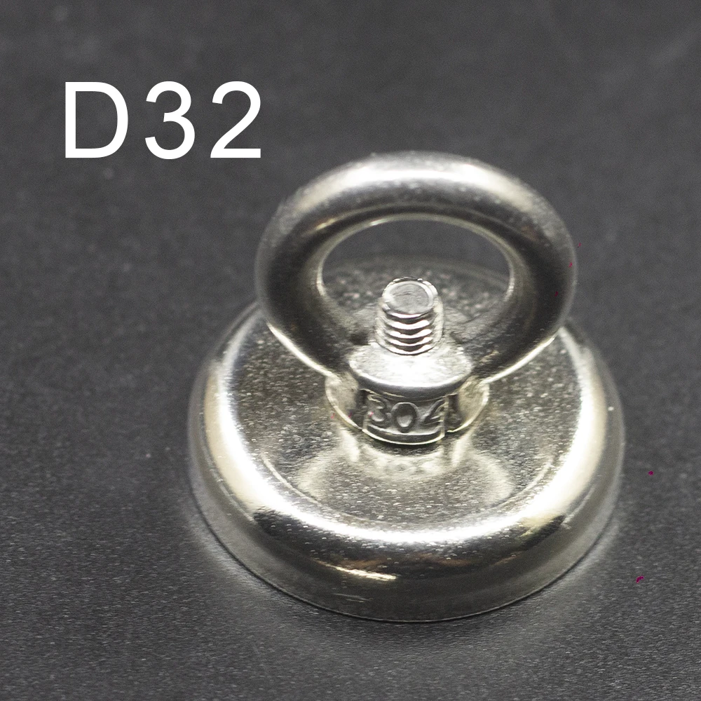 1/2/5/10pcs D32 Neodymium Magnet NdfeB N42 Super Powerful Strong Permanent Magnetic Treasure Hunting Underwater Fishing  imanes