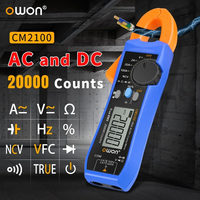 OWON CM2100 CM2100B Digital Multimeter High-Precision 20000 Count AC/DC Current Clamp Tester True RMS VFC Diode Portable Ammeter