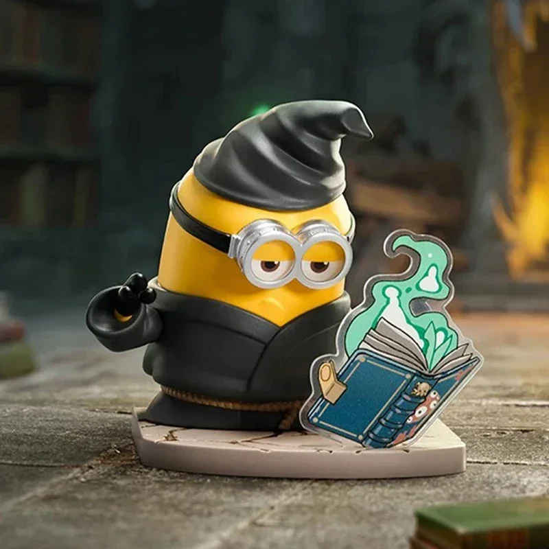 POPMART ILLUMINATION'S Minions Monsters Series Blind Box Guess Bag Desktop Decoration Blind Bag Toys Anime Figure Cute Model