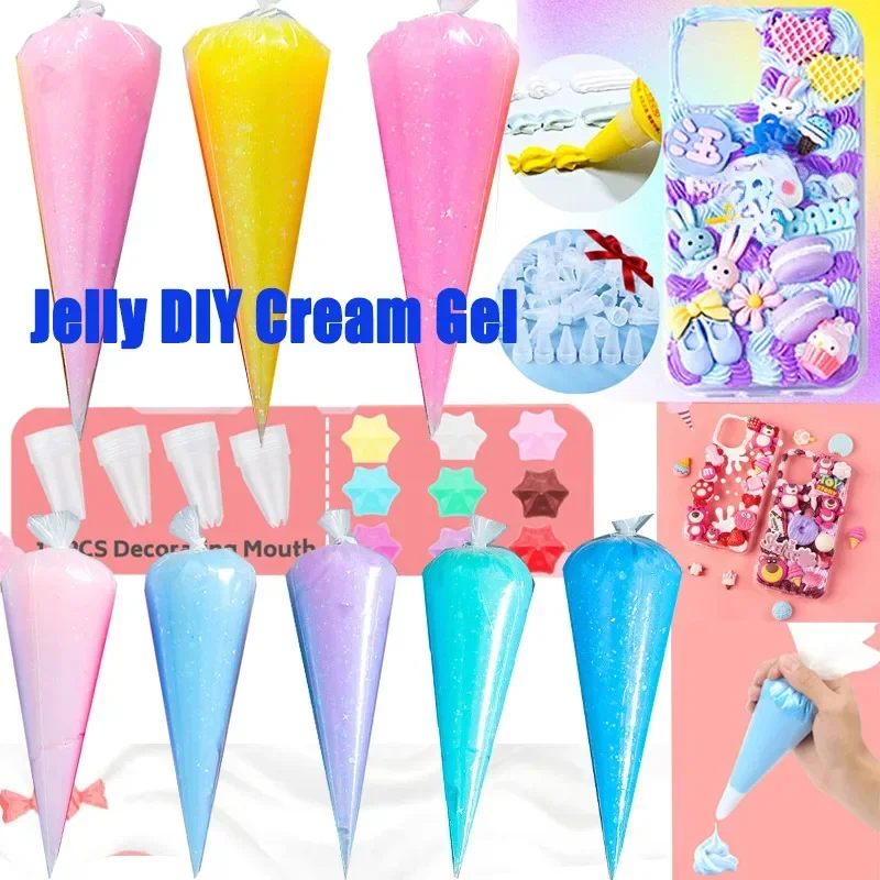 70 grams simulation cream glue, cream clay glue DIY cell phone case kit Diy material kit handmade cell phone case DIY cream glue