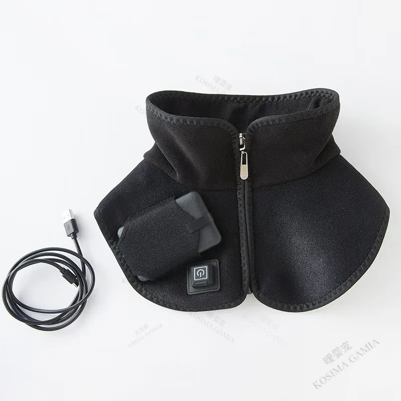 

Electric Heating Shoulder Neck Pad USB Hot Compress Cervical Three Gear Thermal Protection Scarf Winter Warm Equipment Parts