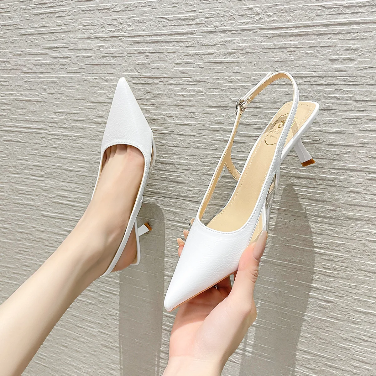 Mujer Sexy Thin Heels Party Women\'s Pumps 2024 Summer Women Shoes Pointed Toe Fashion High Heel Comfortable Shallow Shoes Silver