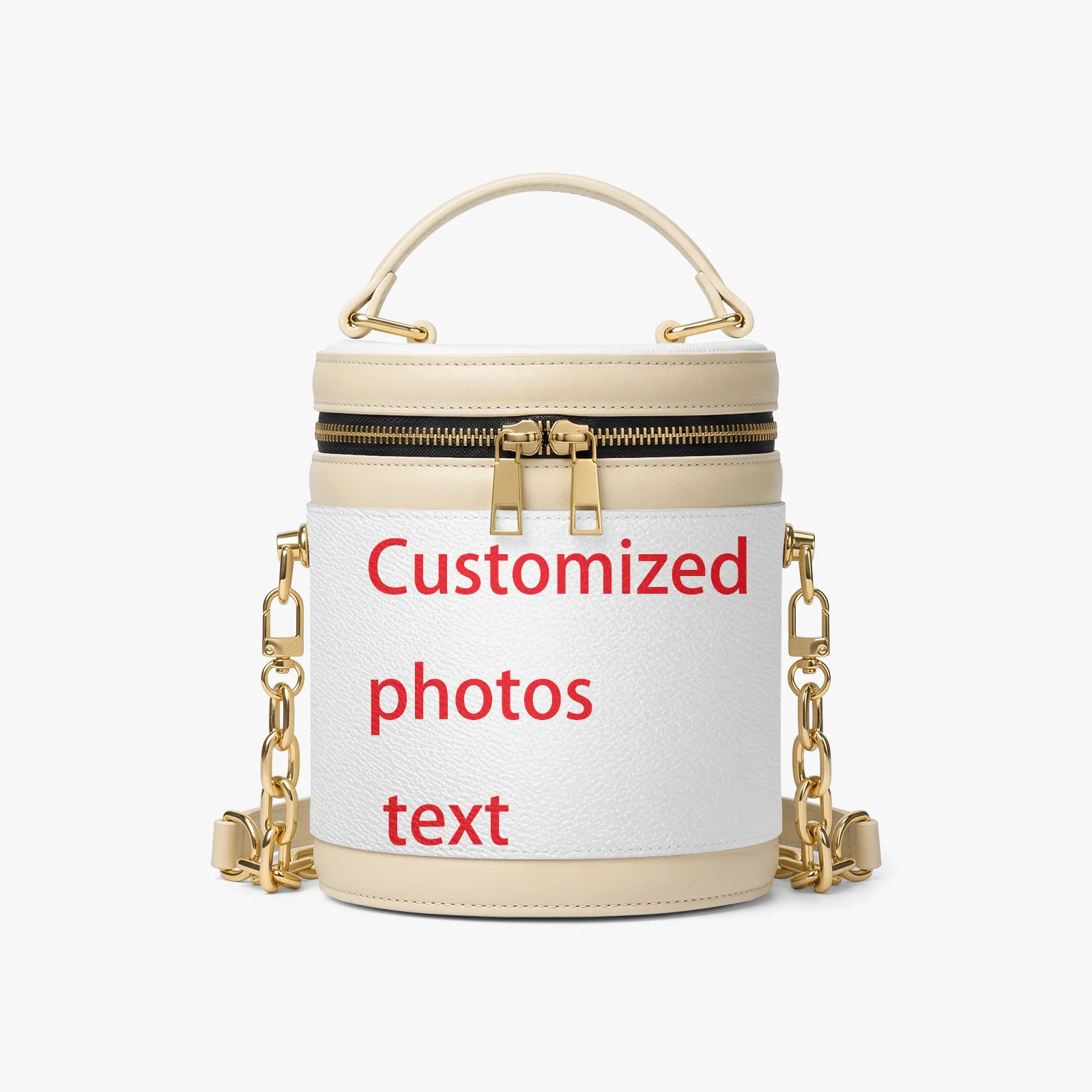 High-Quality Custom-Made Fashionable Women'S Zipper Irregular-Shaped Handbag Pu Cross-Body Single-Shoulder Bag Storage Bag
