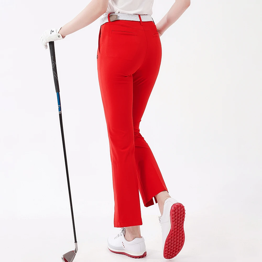 Pantalon de sport d'été pour femme, respirant, séchage rapide, élastique, surintendant, Slim Fit, fjGolf Sports