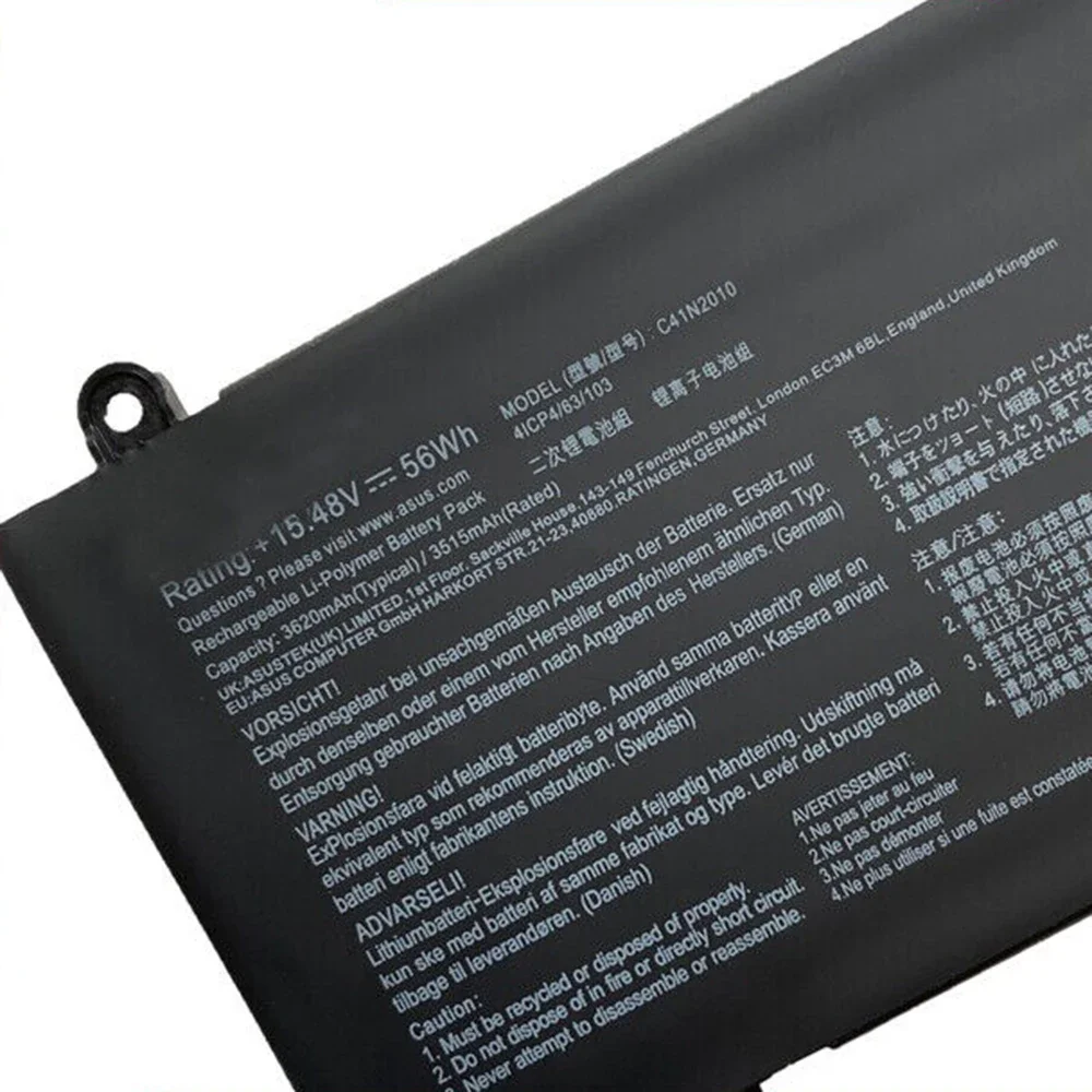 Imagem -02 - Bateria Original do Portátil para Asus Rog Strix G15 G513qc G513ih G513qe G513qc 0b20003890000 C41n2010 15.48v 3620mah Brandnew