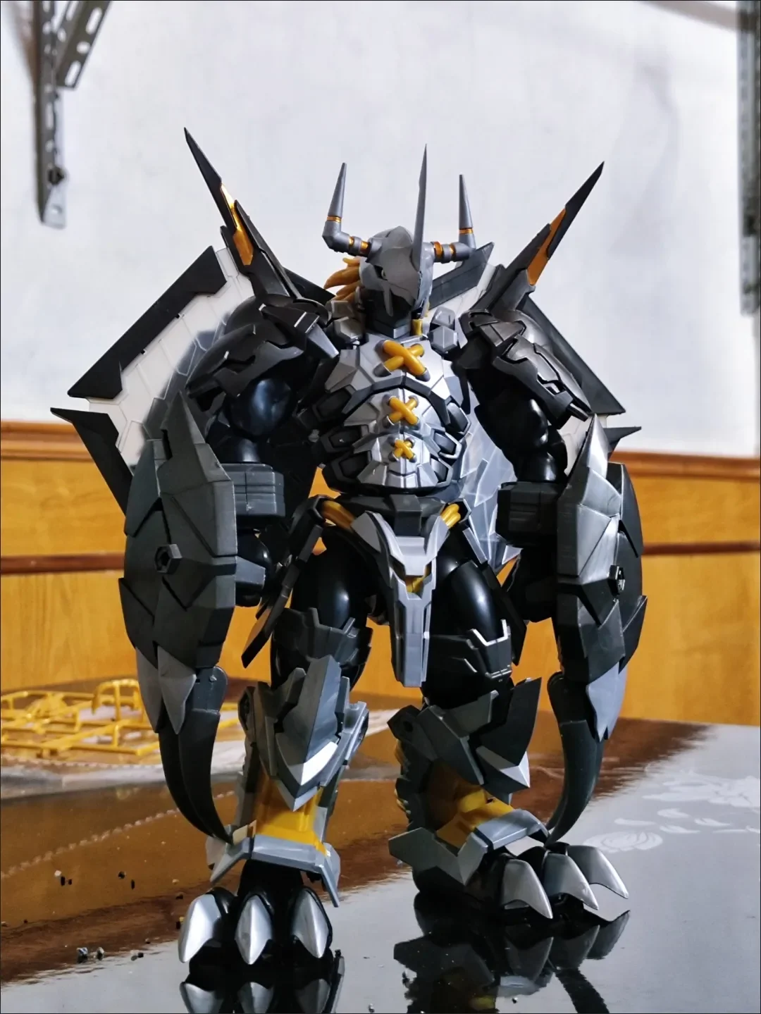 Frs Wargreymon Version améliorée avec des pièces d'effets spéciaux Digimon Anime Figure assemblage modèle Kit figurine Collection jouets