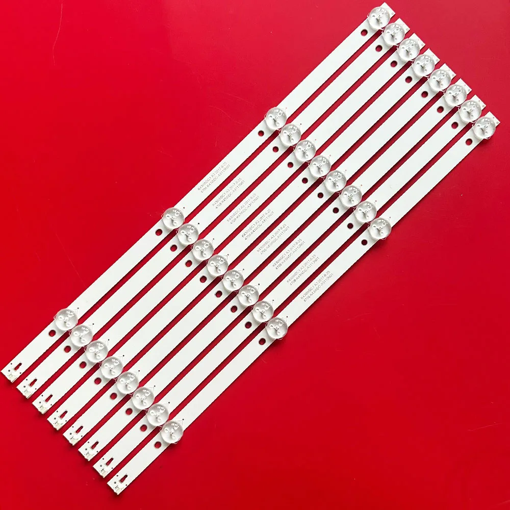 

1/4 комплекта, 100% новая светодиодная панель Hikvision для 4708-K43WDC-A3113N01 K430WDK5 A3 DS-D5043UQ 4 светодиода 6 В 389 мм