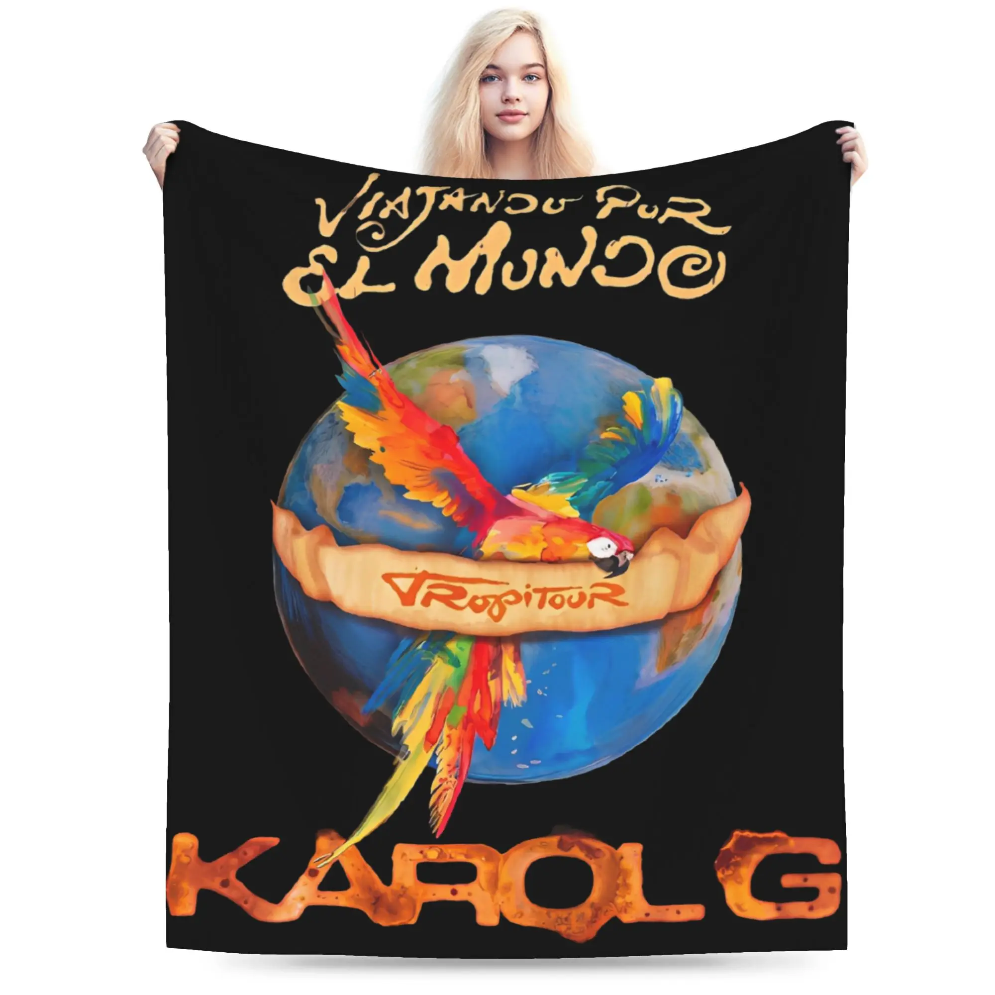 No Me Arrepiento De Sentir Tanto Karols G NMADST  Blanket Super Soft Flannel Comfortable Gift  Throw Blankets Bedding Throws