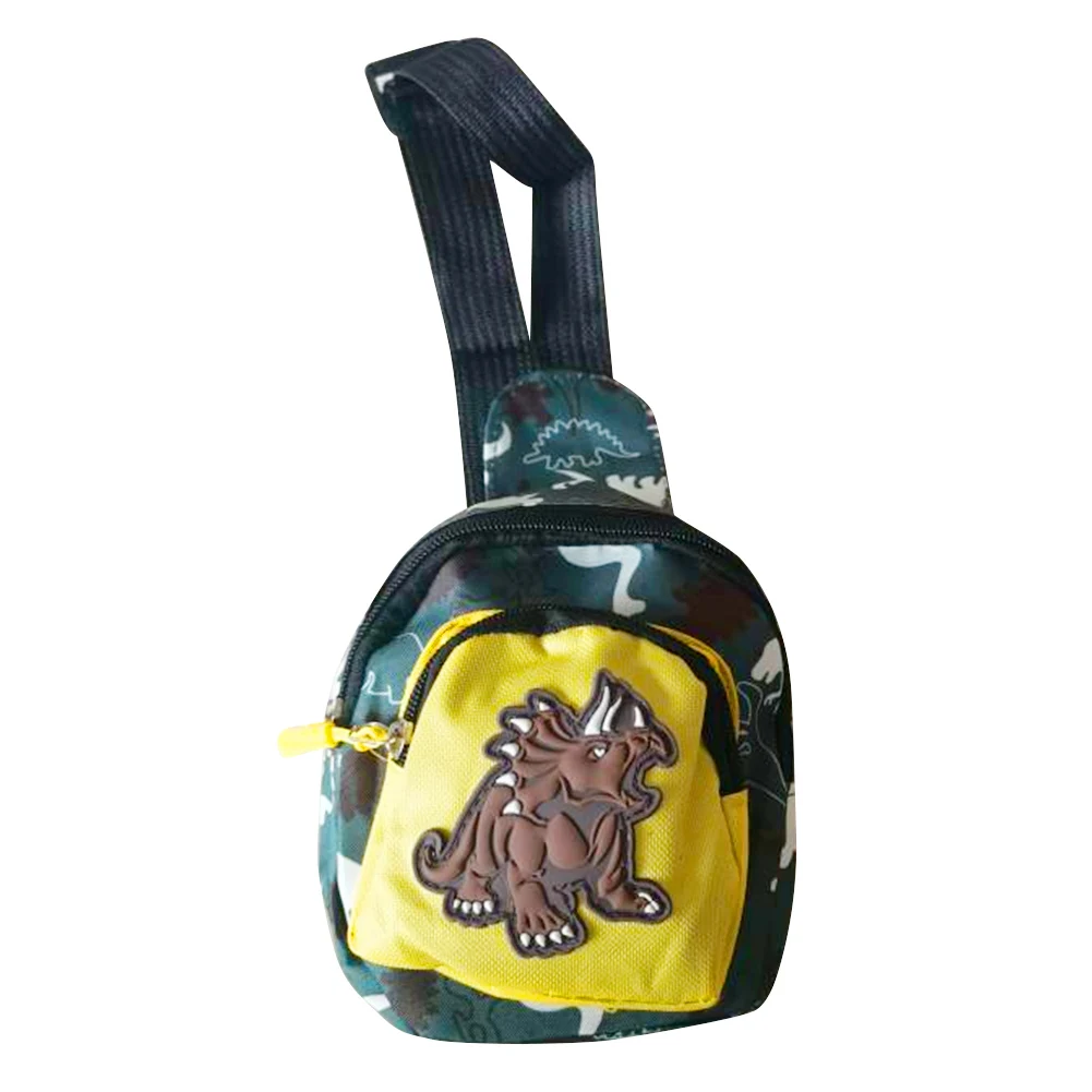 Marsupi per cartoni animati per bambini borsa per telefono stampata con dinosauro di grande capacità borsa Casual impermeabile in Nylon per ragazze dei ragazzi