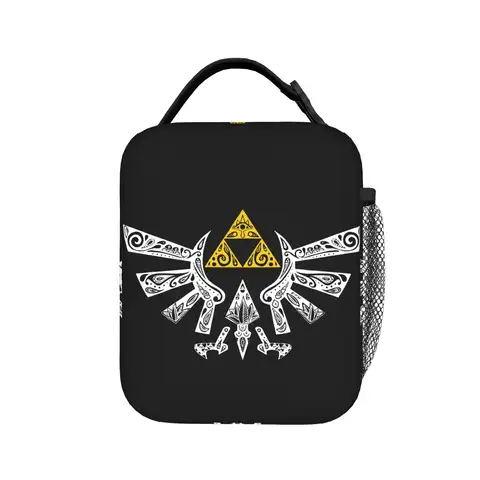 Hyrule Insulated Lunch Bag Zeldas Legend Meal Container Cooler Bag Tote Lunch Box Office  Outdoor Food Bag