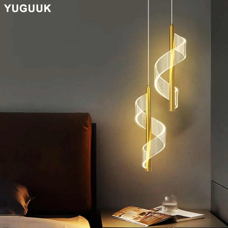 

Modern LED Pendant Lights Home Decoration Hanging Lamp Indoor Lighting For Bedside Living Room Dining Tables Aisle LED Light