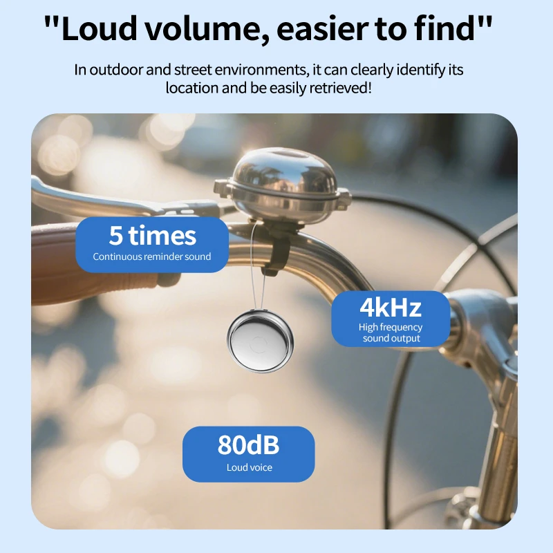 جهاز تتبع نظام تحديد المواقع للحيوانات الأليفة لكبار السن والأطفال، جهاز منع فقدان المفاتيح، محفظة السيارة، جهاز تعقب بلوتوث الكهربائي لأجهزة Apple، ابحث عن جديد