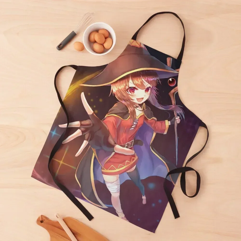 

Фартук Megumin для женщин и мужчин, подарок, кухонные аксессуары Kawaii для женщин, фартук