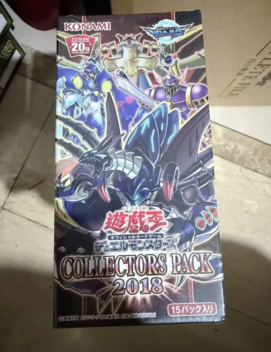 

Yugioh KONAMI Duel Monsters OCG Collectors Pack 2018 Japanese CP18 Collection Sealed Booster Box
