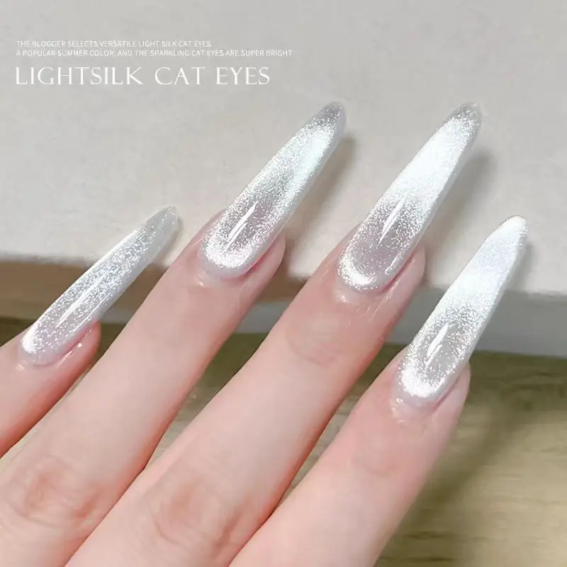 WS Universal Cat Eye Gel Nail Polish Magnetic Gel Polish for Nail Art Semi Permanent Glitter Varnish Top Coat for Nail Design