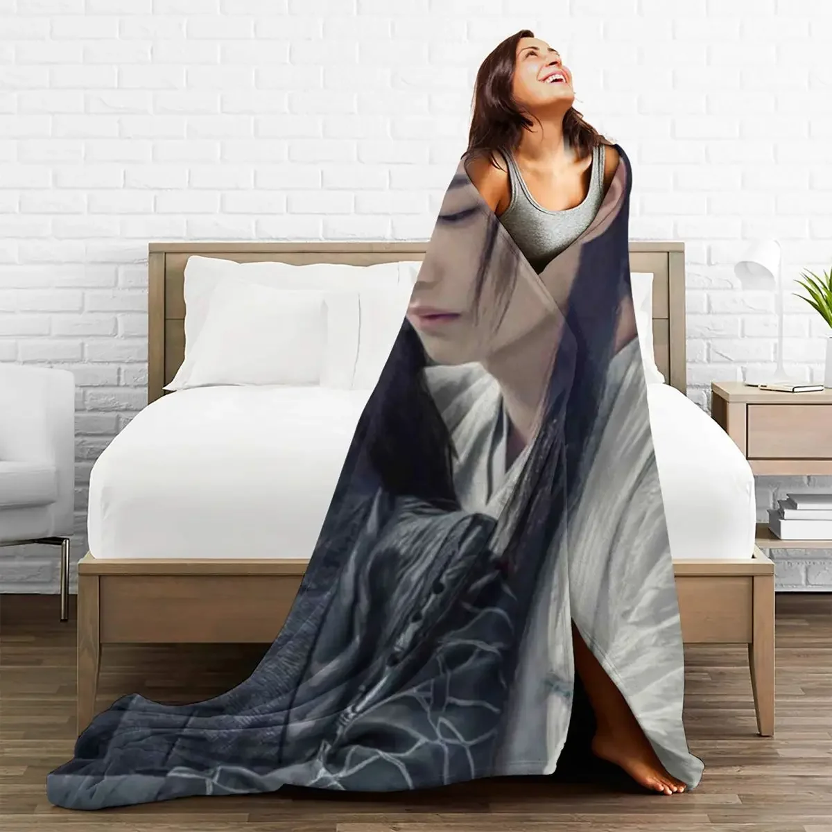 Popular TV The Untamed Blankets Fleece Winter Xiao Zhan Wang Yi Bo Multifunction Ultra-Soft Throw Blankets for Bedding Car Quilt