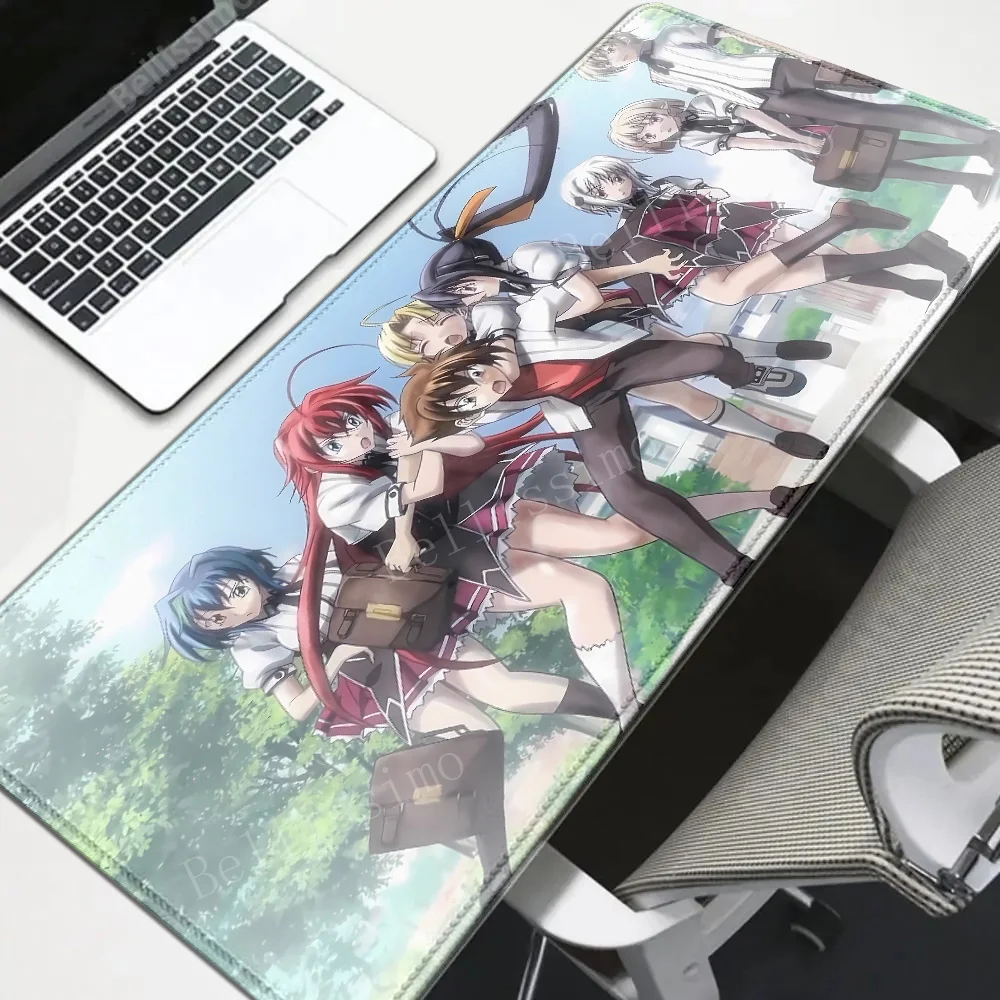 High School DxD Animation Computer Table Decoration mousepad Speed Big mouse pad Large Setup Gaming Accessories Keyboard deskmat