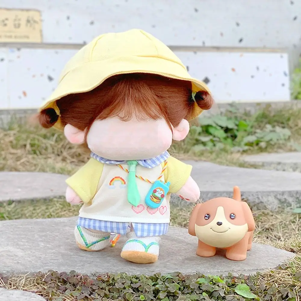 

10/20cm Baby Doll Clothes Cute Plush Dolls Hoodie Handmade Idol Doll Clothes Suit Toy Clothing without Dolls Dolls Accessories